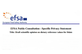 EFSA realiza consulta pública sobre un borrador de la opinión científica respecto a Valores de Referencia Dietaria para Folato
